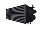 A close up of the side of an air-to-water intercooler