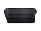 A black radiator is shown on the side of a car.