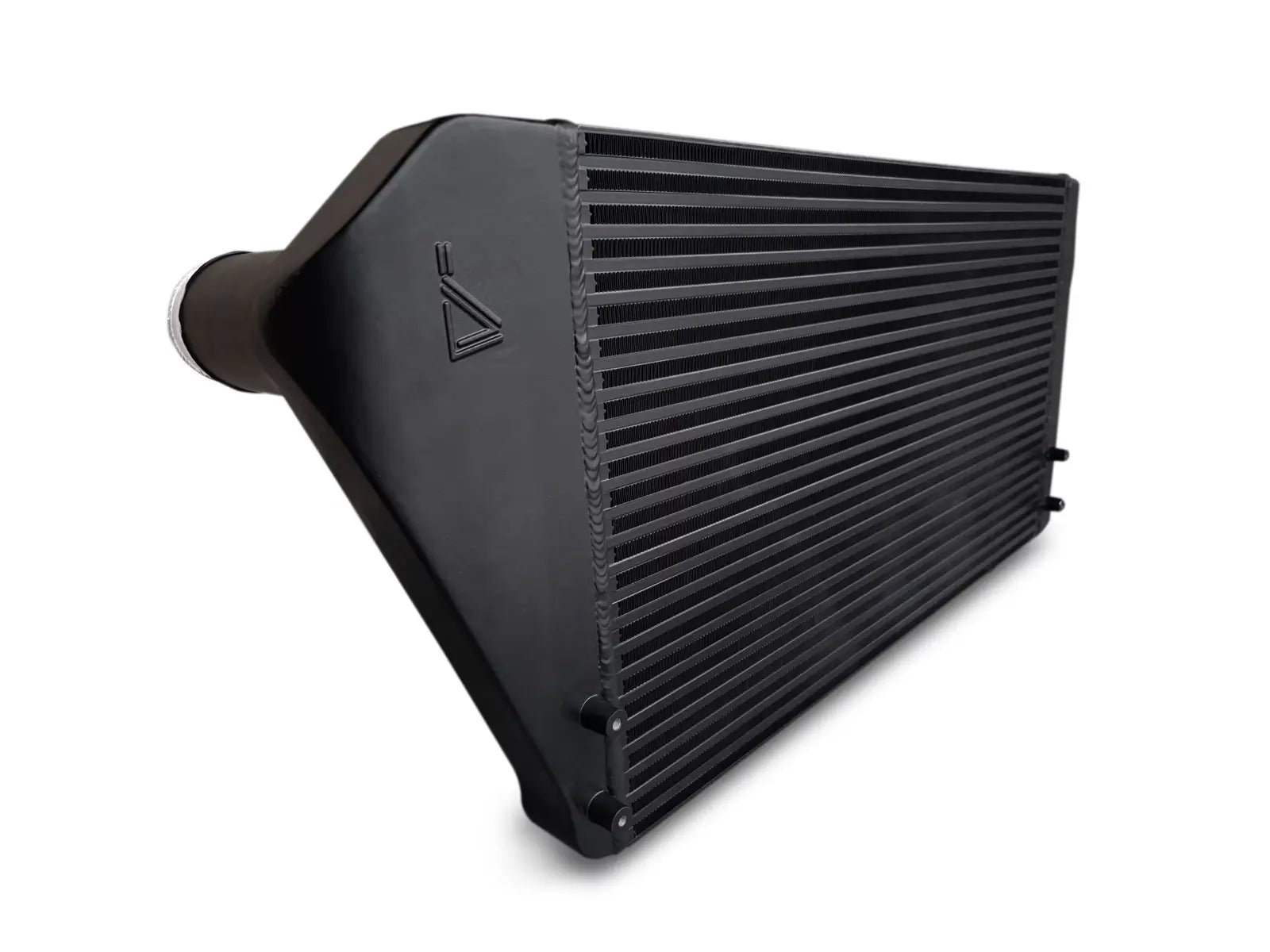 A black radiator is shown with the cap down.
