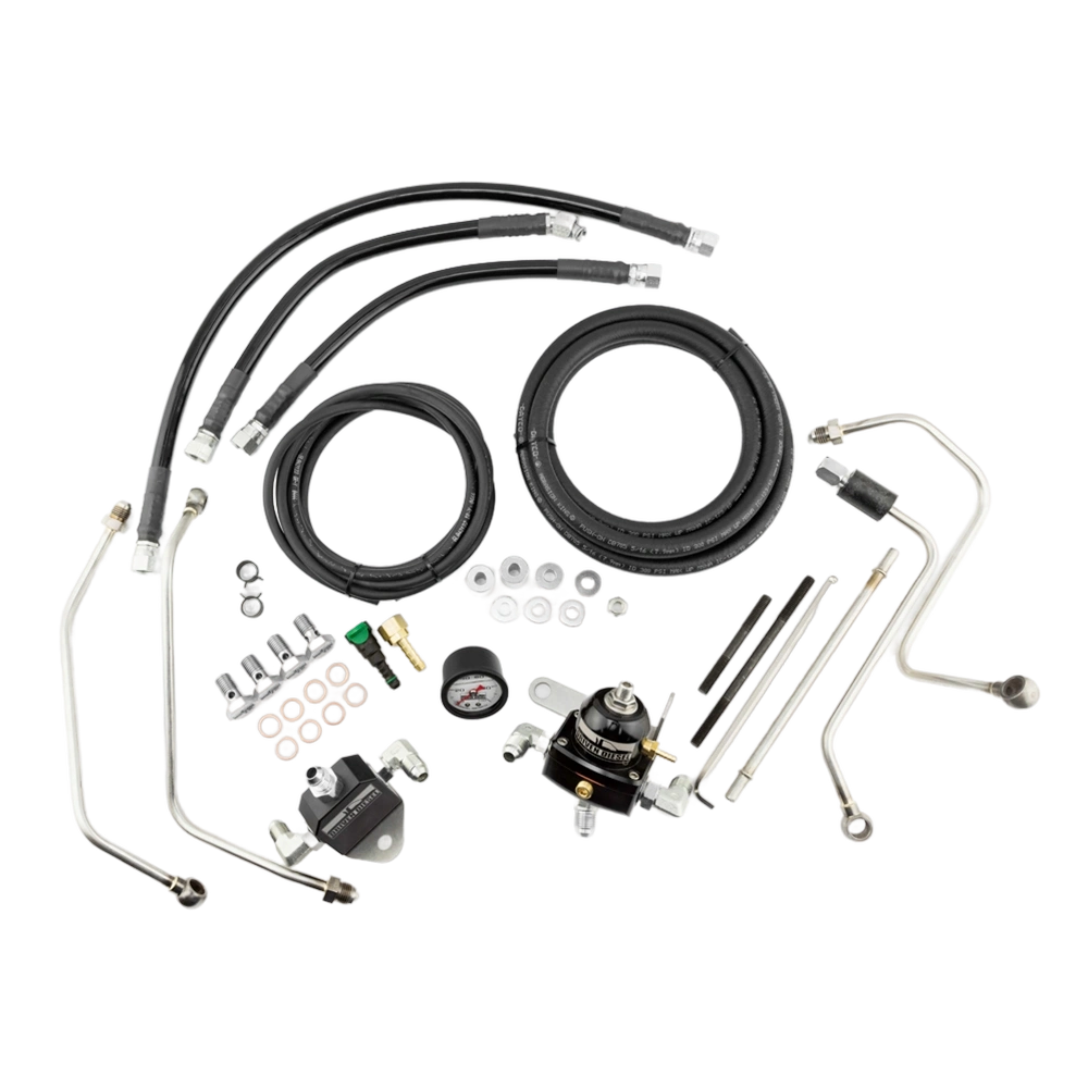 Driven Diesel Fuel Bowl Delete Regulated Return Fuel System Kit for 6.0 POWERSTROKE 300457 300458 300459