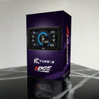 KC Turbo CTS3 Evolution Tuner for 6.0 Powerstroke product packaging on a reflective surface with a gray background